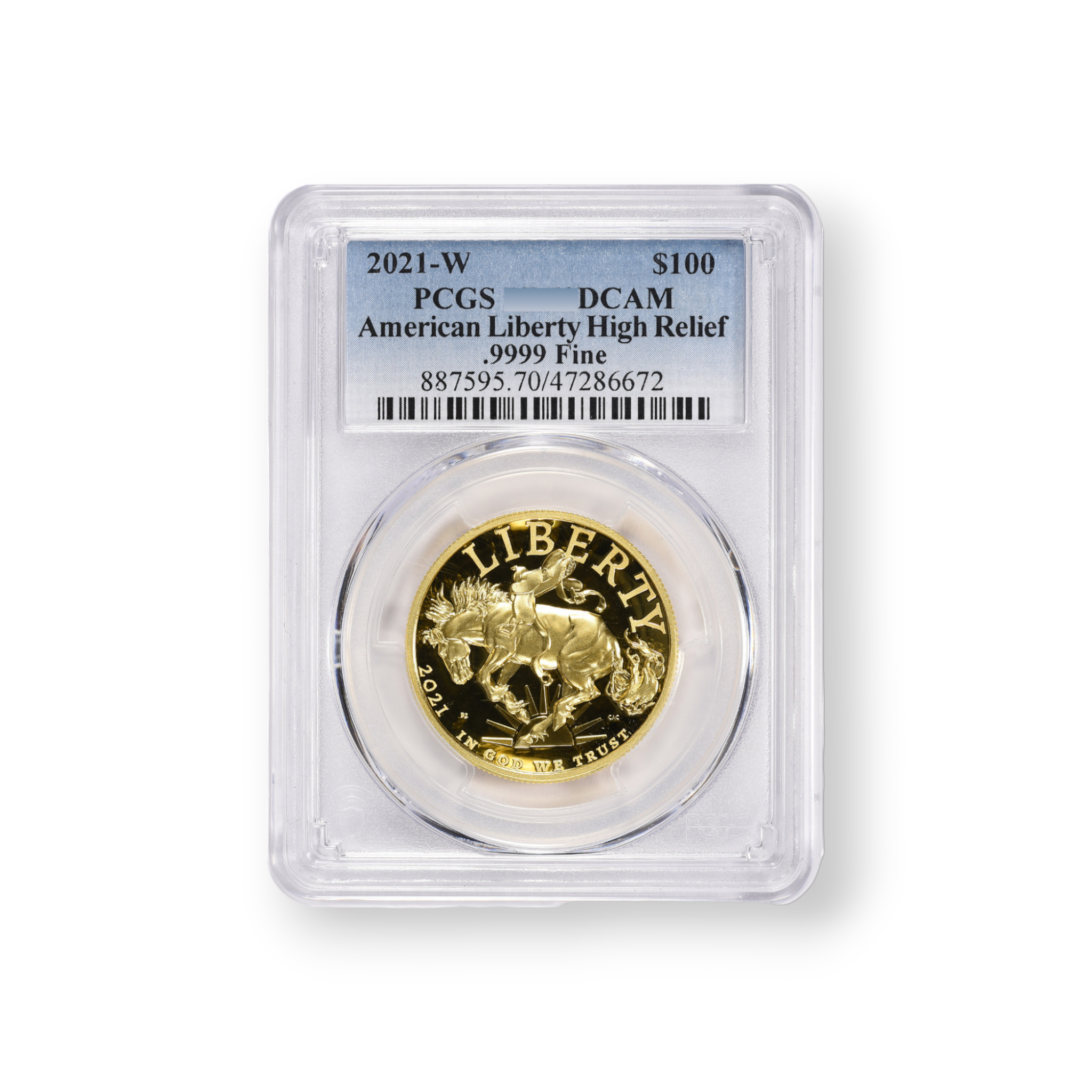 アメリカンリバティHigh Relief 純金 PCGS PR70DCAM アメリカ10ドル金貨2018-W年アメリカンリバティ・ハイリリーフ